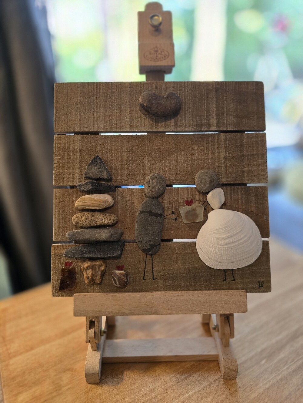 Pebble Wall Art 8x8